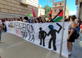 Strage di Capaci: il corteo delle associazioni, sindacati, centri sociali e studenti e studentesse