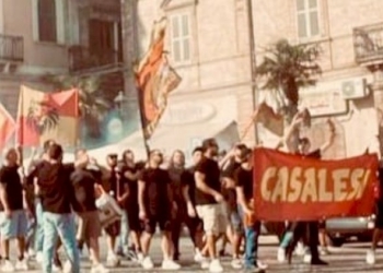 Casalbordino, protesta tifoseria contro la cessione della società calcistica e lo spostamento a Vasto