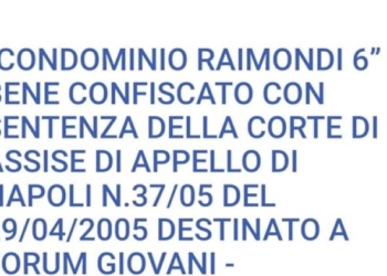 Il bene confiscato alla camorra appartenuto al clan D’Avino resta inutilizzato