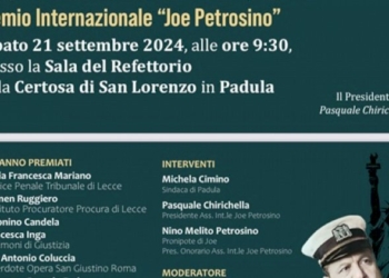 Tutto pronto per la XXI edizione del Premio internazionale Joe Petrosino