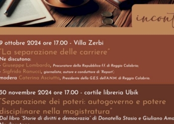 Dialoghi con la Magistratura a Reggio Calabria