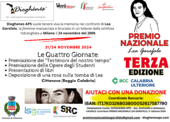 Al via la III Edizione del Premio Nazionale Lea Garofalo