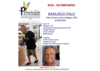 Penelope: appello a partecipare alle ricerche di Italo Basilisco