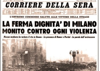 IL PAESE DELLE STRAGI IMPUNITE: 55° anniversario della Strage di Piazza Fontana