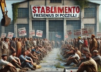 SCIOPERO ad oltranza per la chiusura dello stabilimento Fresenius di Pozzilli
