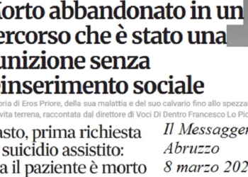 Lentezza non fa rima con salute e sanità (o almeno non dovrebbe), storie di diritti negati nel silenzio e nel disinteresse