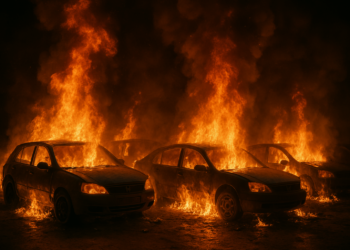 Auto in fiamme a Somma Vesuviana: indagano i Carabinieri, si sospetta un raid intimidatorio