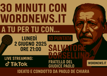 Salvatore Borsellino ospite di “30 minuti con WordNews.it”: memoria, giustizia e verità