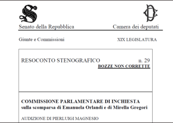 Emanuela Orlandi e Mirella Gregori: segreti in Commissione. L’audizione riservata di Pierluigi Magnesio