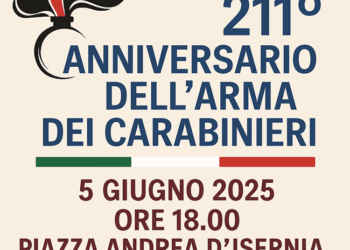 211° anniversario dell’Arma dei Carabinieri: celebrazioni in piazza a Isernia