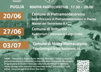 TRAME, l’Ecomuseo della Transumanza fa tappa a Volturino: pastorizia e territori come motore di rigenerazione culturale