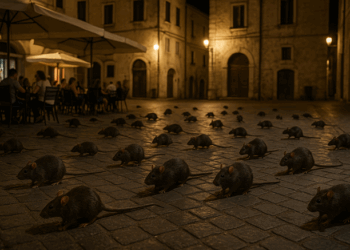I residenti di Piazza San Pietro Celestino a Isernia chiedono un intervento urgente contro la proliferazione dei topi