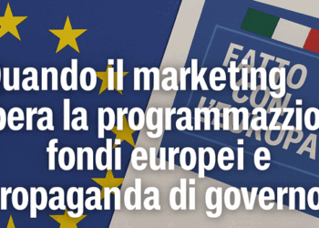 Quando il marketing supera la programmazione: fondi europei e propaganda di governo
