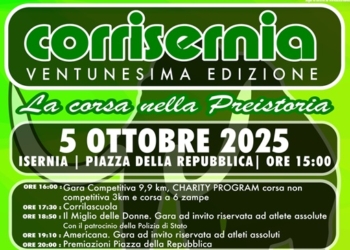 CorrIsernia 2025: sport, scuola e solidarietà. La città si rimette in corsa