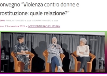 Rachel Moran: «La violenza che è la prostituzione è stata occultata per troppo tempo»