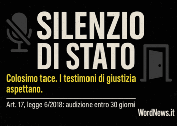 Colosimo e il governo: silenzio tombale sui testimoni di giustizia