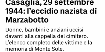 Casaglia, 29 settembre 1944: l’eccidio dimenticato di Marzabotto