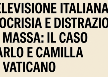 Televisione italiana, ipocrisia e distrazione di massa: Carlo, Camilla e il vuoto dell’informazione