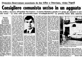 L’Unità dell’8 novembre 1980, fonte sito web Fondazione Mimmo Beneventano