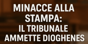 Minacce alla stampa: il Tribunale di Isernia ammette Dioghenes APS come parte civile nel processo a Elisa Curcio
