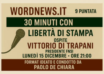Libertà di stampa assediata: a “30 minuti con” Vittorio Di Trapani chiama i giornalisti alla resistenza