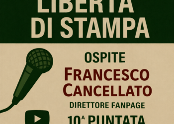 Libertà di stampa, Francesco Cancellato a “30 minuti con…”: diretta YouTube lunedì 29 dicembre 2025 (ore 21:00)