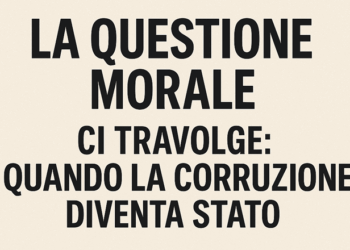 La questione morale ci travolge: quando la corruzione diventa Stato e il popolo diventa complice