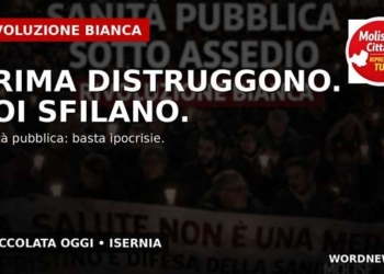 Sanità pubblica in Molise, l’ipocrisia al potere: prima distruggono, poi sfilano