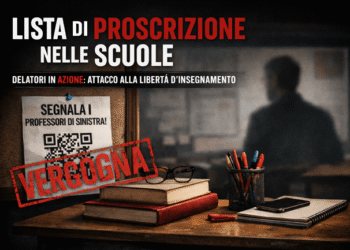 Segnalare i “professori di sinistra”? Ecco la lista di proscrizione