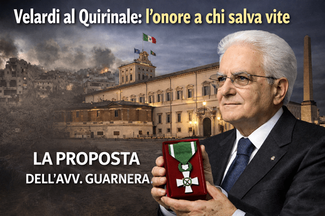 Velardi al Quirinale: l’onore a chi salva vite