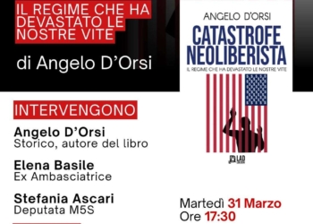 Catastrofe neoliberista arriva alla Camera: il libro di Angelo D’Orsi, già Premio Pasolini 2025, riapre il processo al neoliberismo