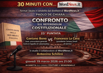 Referendum costituzionale, confronto in diretta su WordNews.it: Bono e La Cava ospiti della 23^ puntata di “30 minuti con…”
