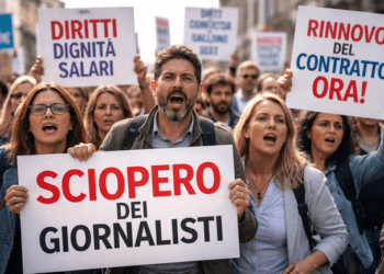 Sciopero dei giornalisti, contratto fermo da dieci anni: senza diritti muore anche la democrazia