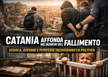 Catania affonda nei numeri del fallimento: scuola, giovani e periferie inchiodano la politica
