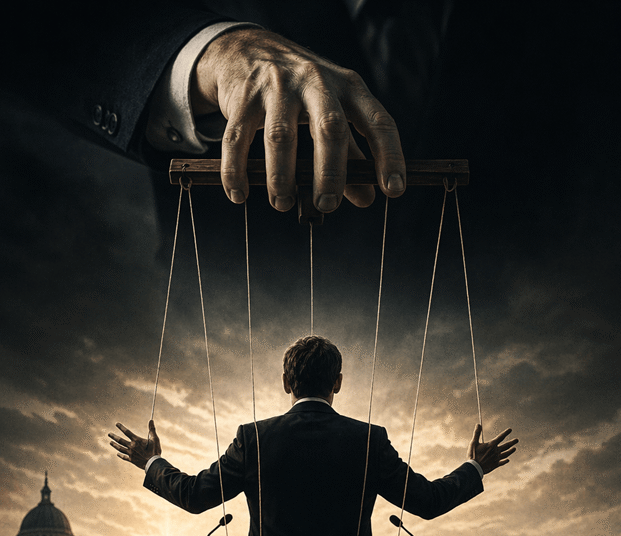 La grande menzogna del potere: quando la fede diventa solo uno slogan