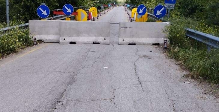 Ponte sul fiume Sinello: riapertura con ritorno al senso unico alternato