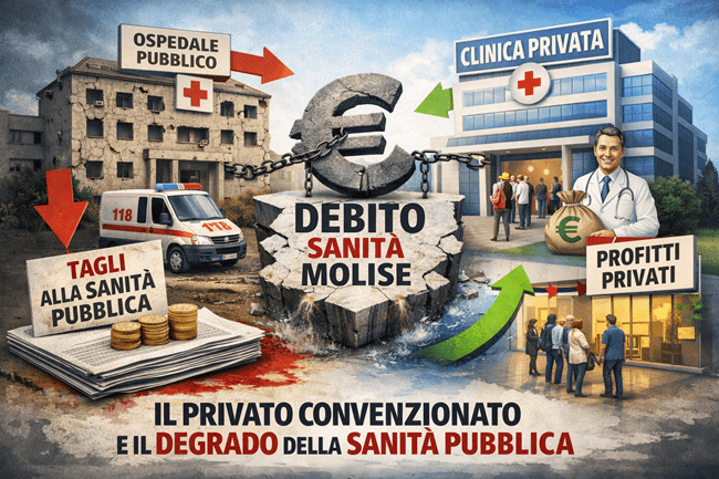 Sanità in Molise, perché il debito cresce tra privato convenzionato e tagli al pubblico