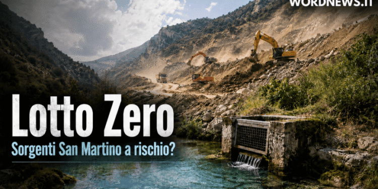 Lotto Zero, il PCL Molise alza la voce: “Fermare i lavori e chiarire i rischi sulle sorgenti San Martino”