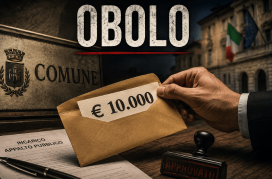“Obolo” da 10 mila euro che puzza di corruzione