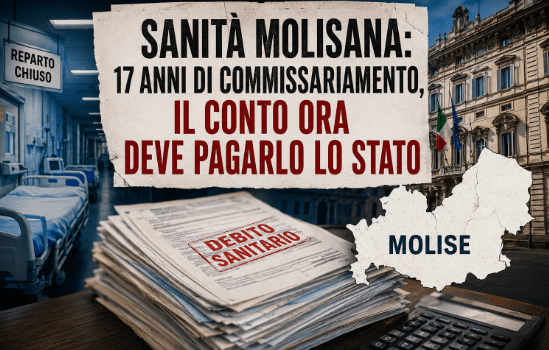 Sanità molisana, il conto del fallimento ora deve pagarlo lo Stato