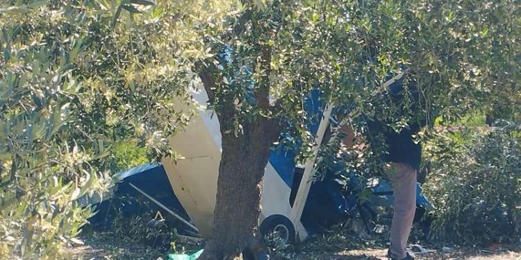 Aereo ultraleggero precipitato a Vasto, due feriti gravi