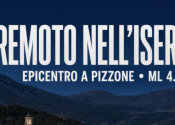 Terremoto in provincia di Isernia: scossa di magnitudo 4.1 con epicentro a Pizzone