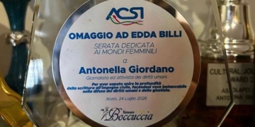 Antonella Giordano premiata ad Anzio: riconoscimento alla caporedattrice di WordNews.it