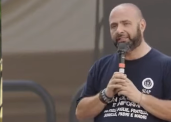 Luigi Lombardo in via D’Amelio: «Fuori la mafia dallo Stato»