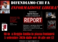 Reggio Emilia, sit-in per Sigfrido Ranucci e Report: «Difendiamo l’informazione libera»
