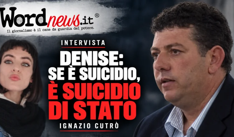 Ignazio Cutrò: «Se Denise si è tolta la vita, è un suicidio di Stato»