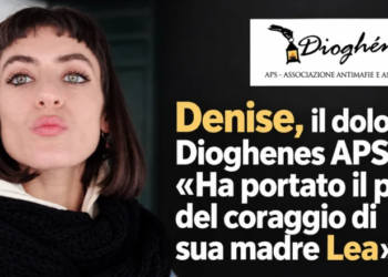 Denise Cosco, il dolore di Dioghenes APS: «Ha portato il peso del coraggio di sua madre Lea»