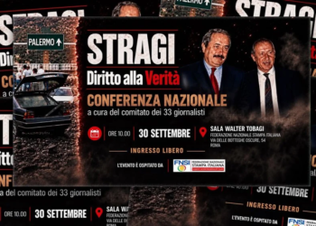 ‘Stragi Falcone e Borsellino. Diritto alla verità’, 30 settembre conferenza nazionale in Fnsi