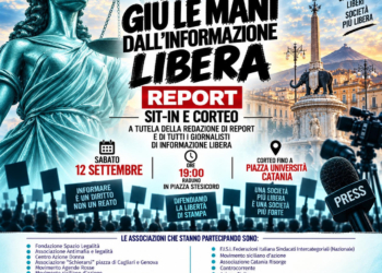 Ranucci, Report, Informazione libera: corteo e sit-in a Catania
