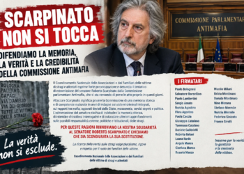Coordinamento familiari vittime stragi e attentati: ‘Rinnoviamo la nostra solidarietà al senatore Roberto Scarpinato’
